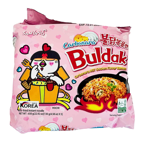 Samyang Buldak Carbonara Hot Chicken Flavour Ramen thumbnail 1